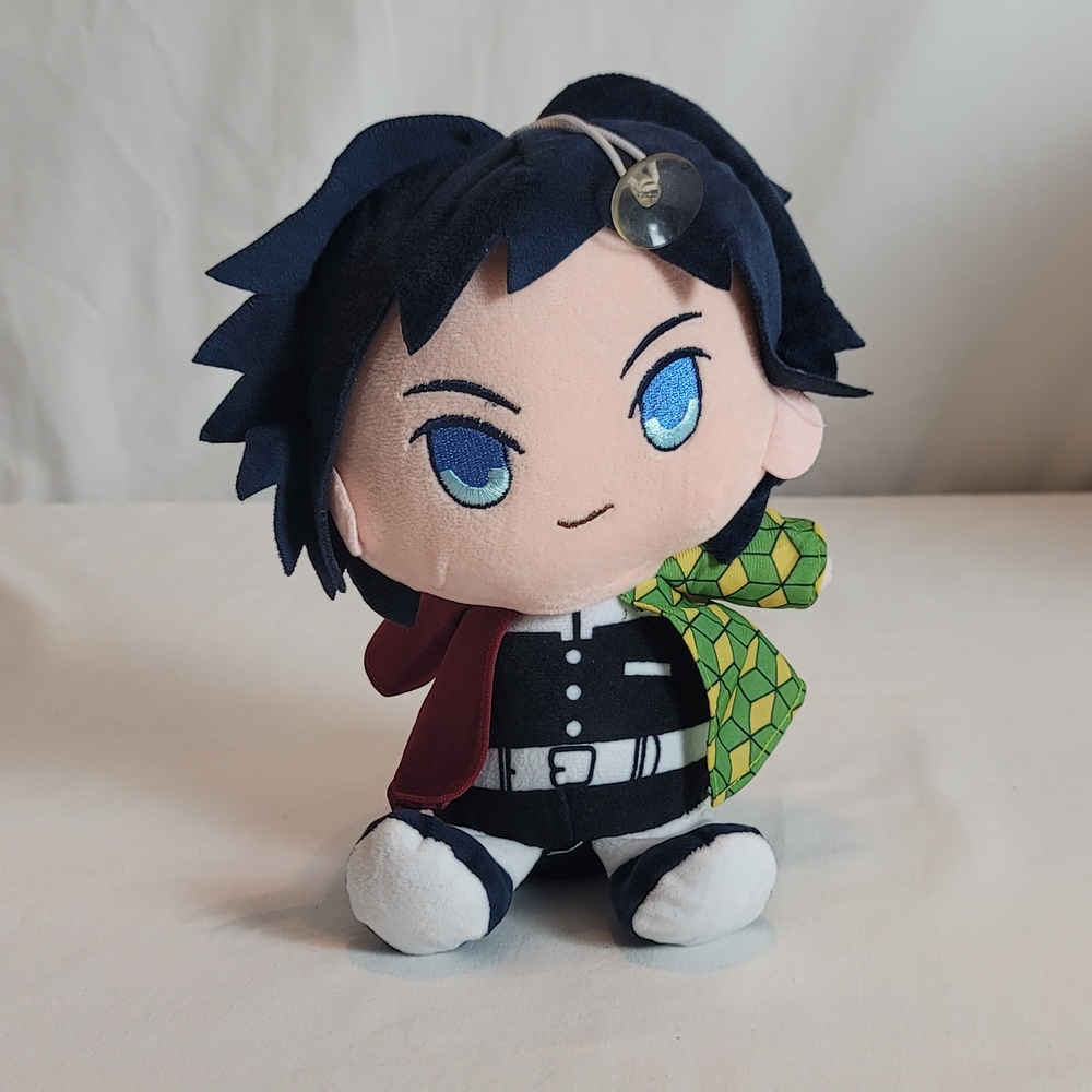 Cute Anime Plush Toy with Blue Eyes